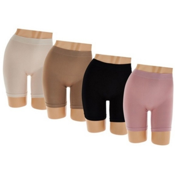 Breezies Other - Breezies Set of 4 Seamless Long Leg Panties